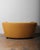 Mid 20th Century Yellow Danish Curved Banana Sofa 1940s For Sale - Image 5 of 9