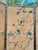 19th Century 19th Century Chinese Hand Painted Silk 6-Panel Wallpaper Floor Screen Mounted as a Pair For Sale - Image 5 of 12