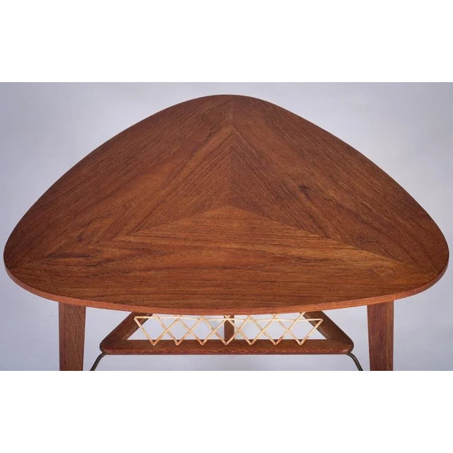 Teak Coffee Table by Holger Georg Jensen for Haslev Møbelsnedkeri, Denmark, 1960s For Sale - Image 6 of 11