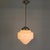 Art deco pendant lamp with stepped opaline shade, 1930s such opaline shades were widely used in both homes and public...