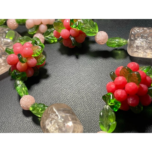 1950s Vintage German Tutti Frutti Style Necklace For Sale - Image 5 of 5