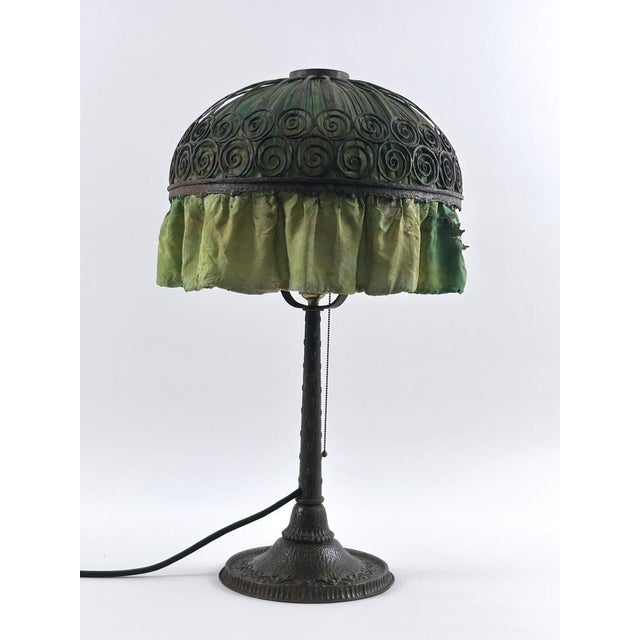 Antique Art Nouveau Table Lamp from Reinhold Kirsch, 1900s For Sale - Image 11 of 18