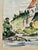 Original watercolor on paper by Henry Emil Salloch, also known as Heinz Emil Salloch, the German-born American artist and...