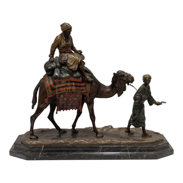 Mid 20th Century Rudulph Chocholka (Austrian 1888-1958) Bronze "La Caravane" For Sale
