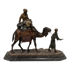 Mid 20th Century Rudulph Chocholka (Austrian 1888-1958) Bronze "La Caravane"