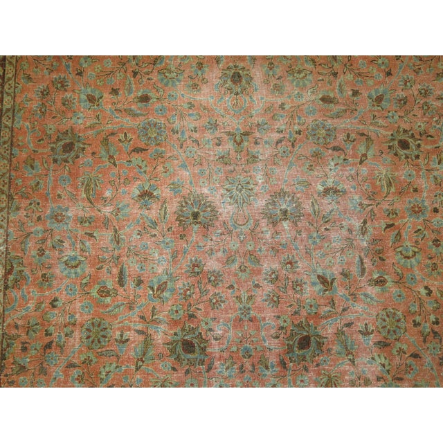 Antique Persian Kashan Carpet For Sale - Image 16 of 18