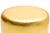 Medium Satin Varnish Yellow Gold Leaf Side Table by Reda Amalou Design For Sale - Image 4 of 11