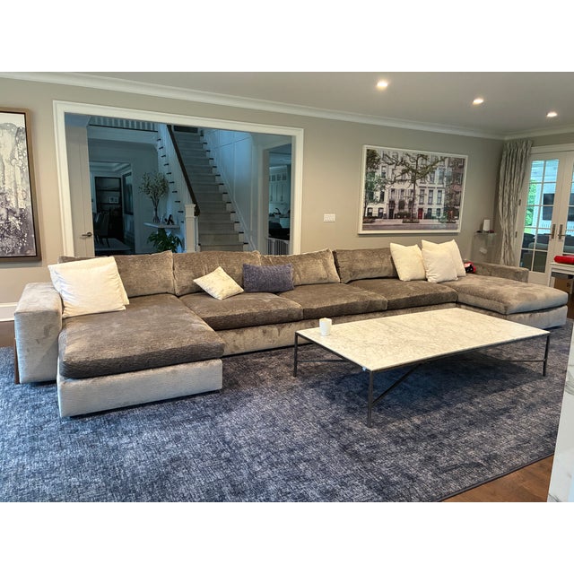 Exceptional custom-built Century Furniture Great Room sectional designed for a large-scale living or entertaining space....