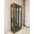 Offered is a vintage Mastercraft black lacquered, brass and glass display cabinet or vitrine. This beautiful cabinet...