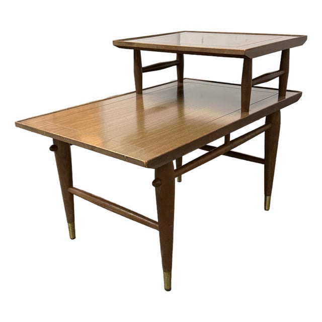 Two-Tier Side Table, Mid 20th Century. For Sale
