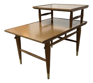 Two-Tier Side Table, Mid 20th Century.