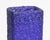 Mid-Century Modern West German Fat Lava Blue Vase by Silberdistel Keramik For Sale - Image 3 of 6