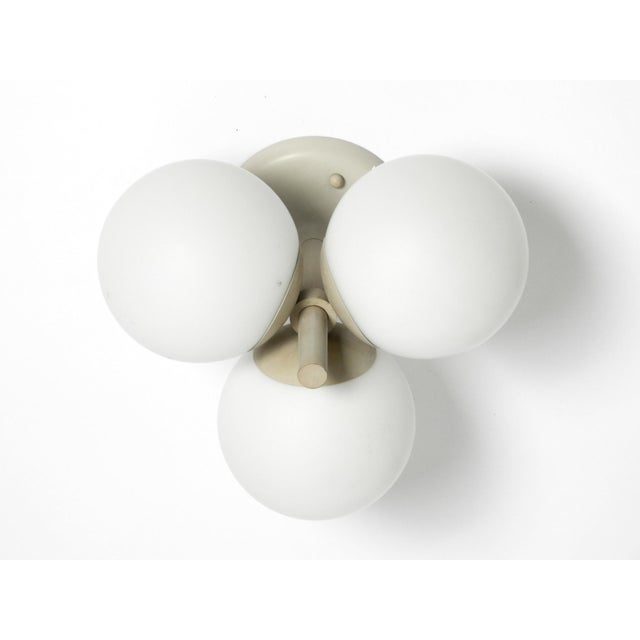 Mid-Century Modern Space Age Metal Ceiling Lamp from Kaiser-Leuchten, 1960s For Sale - Image 3 of 18