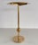 1980s Vintage Italian Side Table in Brass and Yellow Glass by Osvaldo Borsani, 1950s For Sale - Image 5 of 11