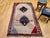 Vintage Persian Gabbeh Tribal Rug, Hand-Knotted Wool, Minimalist Diamond Design, Ivory & Gray, 4x7 For Sale In Chicago - Image 6 of 15