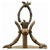 Mid 20th Century Hollywood Regency Bamboo Motif Bronze Chandelier With Eight Arms For Sale - Image 5 of 5
