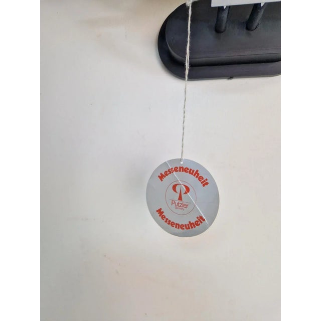 1980s Vintage Bolero Wall Lamp in White Glass by Dieter Sieger for Peill & Putzler, Germany, 1970s For Sale - Image 5 of 12