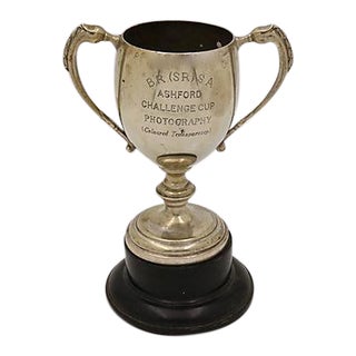 1960s Silver-Plate Photography Trophy For Sale