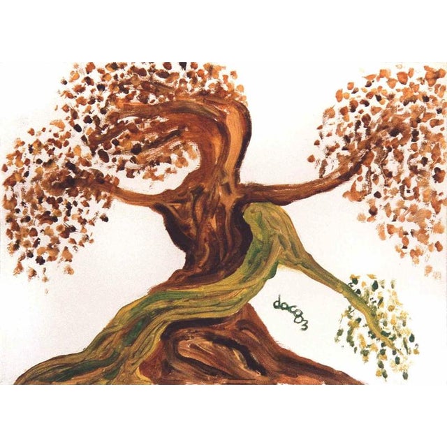 Motherhood this work (r:0370) of 1983 entitled "motherhood of olive" combines the love for the countryside to what i had...