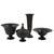 Black Hammered Em Dash Flared Deep Bowl- Medium For Sale - Image 8 of 10