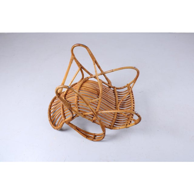 Rattan Easy Chair No. 174 by Rohe Noordwolde, 1960s For Sale - Image 12 of 18