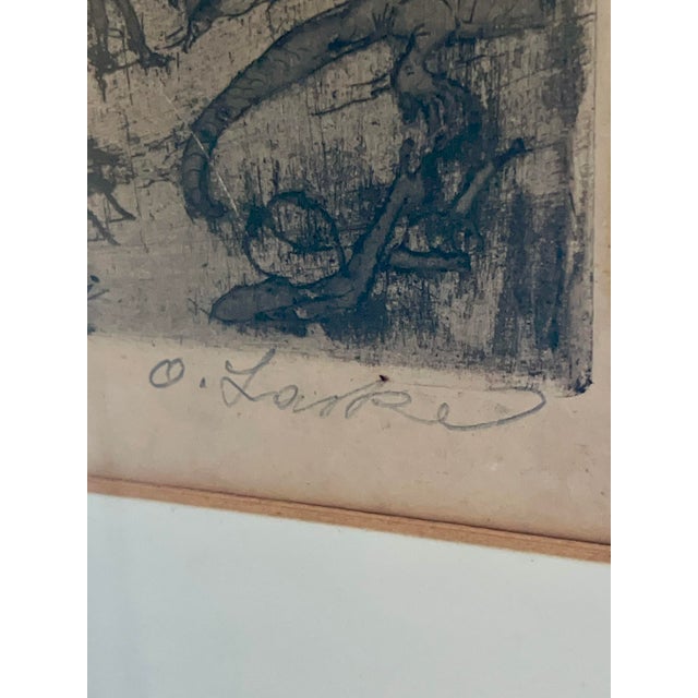 Oskar Laske, Noah's Ark Original Etching and Aquatint, 1912 For Sale - Image 9 of 10