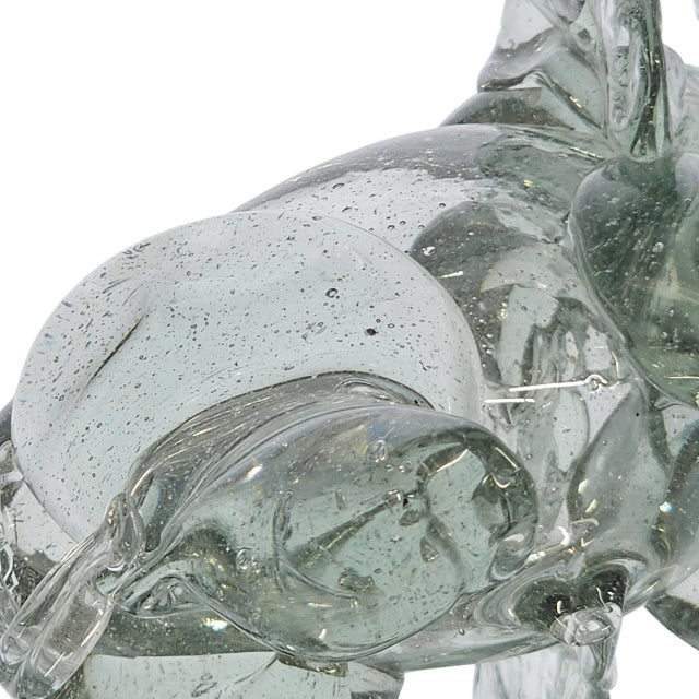 Barovier & Toso Murano Hand Blown Venetian Glass Elephant Figurine – Italian Art Glass Sculpture For Sale - Image 9 of 9