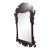 Drexel Chippendale Mirror Mahogany Wall Carved For Sale