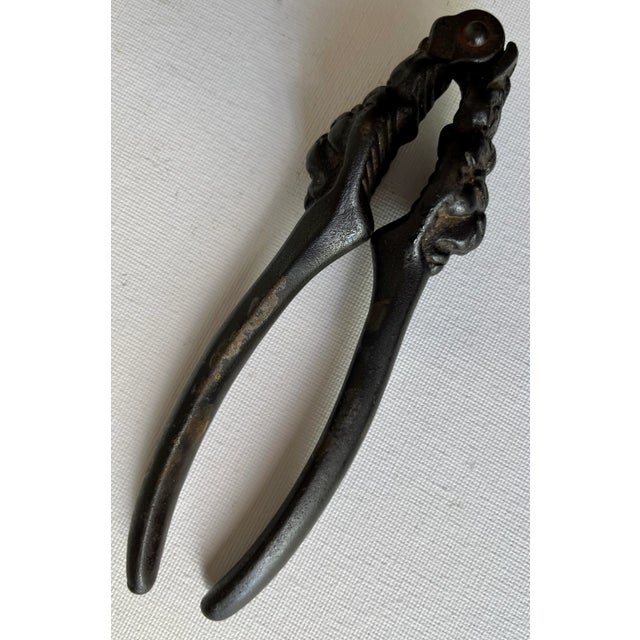 Victorian Black Cast Iron Nutcracker-Two Available For Sale - Image 4 of 10