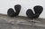 Fritz Hansen Denmark Danish Modern Mid Century Black Swan Chairs a Pair 5379 For Sale In Miami - Image 6 of 15