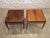1960s Indian Rosewood and Leather Reversible Stools by Alf Svensson for Bodafors, 1960s, Set of 2 For Sale - Image 5 of 12