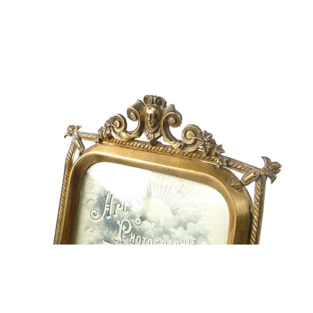 French Bronze Empire Frame, 1890s For Sale - Image 5 of 11