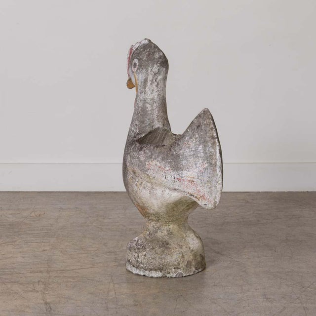 1960s French Concrete Rooster Planter For Sale In Los Angeles - Image 6 of 14