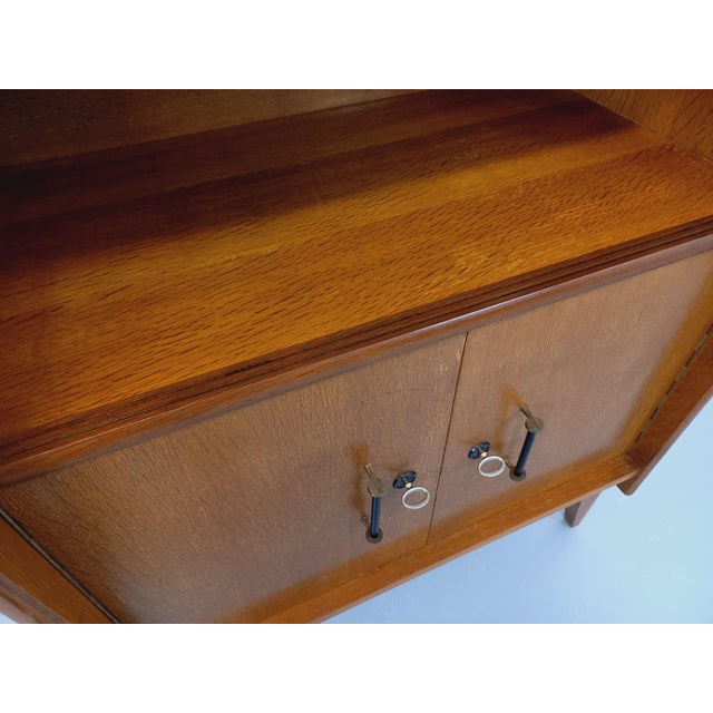Vintage Scandinavian Style Oak Bookcase by René Gabriel, 1950s For Sale - Image 10 of 17