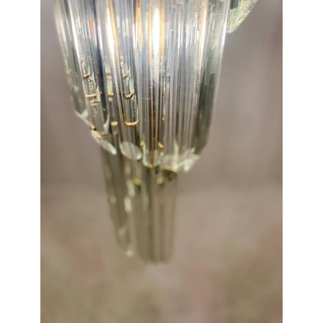 1970s Large Waterfall Murano Glass Chandelier, 1970s For Sale - Image 5 of 7