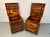 Late 20th Century Pair of Rustic Wood and Metal Storage Trunks W/ Lift-Top Lids For Sale - Image 11 of 15