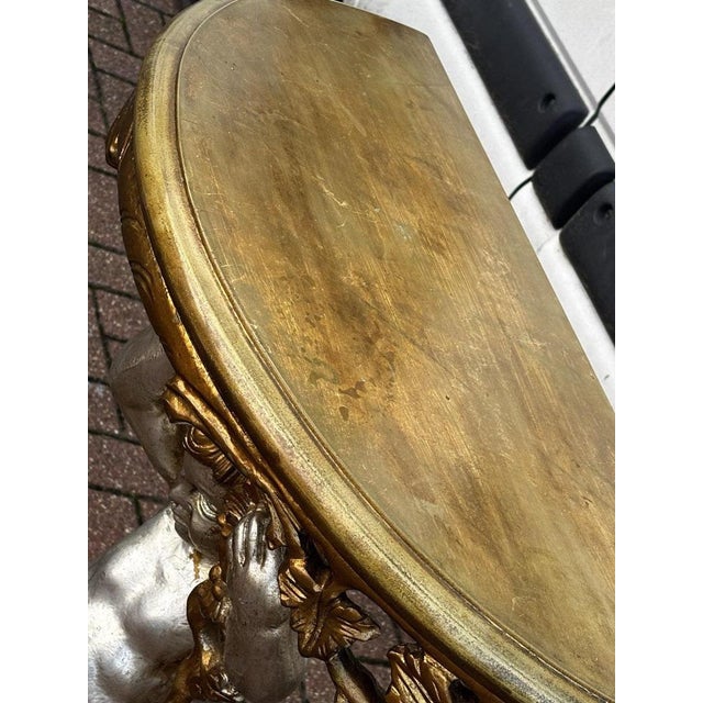 Console Table in Wood For Sale - Image 5 of 12