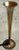 Glass Antique 18" l.c. Tiffany Favrile Iridescent Trumpet Vase With Tiffany Furnaces Bronze Base For Sale - Image 7 of 12