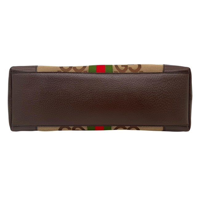 Textile Gucci Jumbo Gg Monogram Web Canvas Shoulder Tote Bag, 2022. For Sale - Image 7 of 10