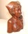 1940s 1940s Carved Balinese Indonesian Bali Nude Lady Bust Wood Carving Sculpture For Sale - Image 5 of 12