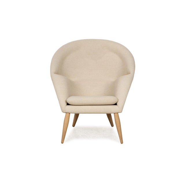 Oda Armchair in Beige Fabric from Audo For Sale - Image 6 of 10