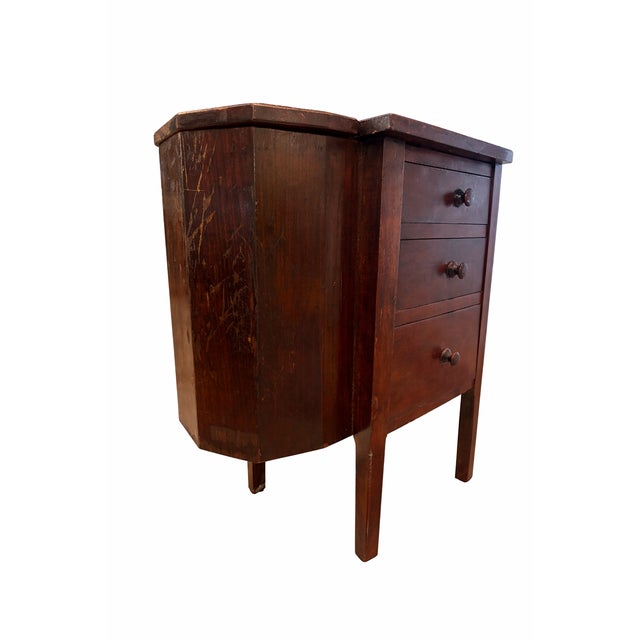 Antique American Side Cabinet / Work Table, Original Finish, Circa 1900–1925 For Sale - Image 4 of 12