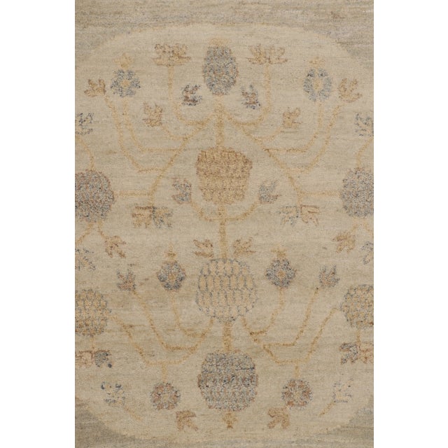 Modern Classics Khotan Style Medallion Natural Silk Rug by Rug & Kilim For Sale In New York - Image 6 of 10