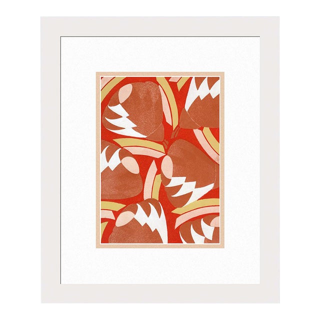 1930 Seguy Color Pochoir Prismes Framed For Sale