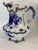 Antique Made in England Flow Blue Large Scale Pitcher For Sale - Image 13 of 16