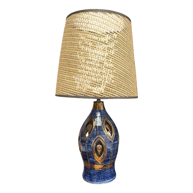 Ceramic Lamp by Georges Pelletier for Vallauris, 1970 For Sale