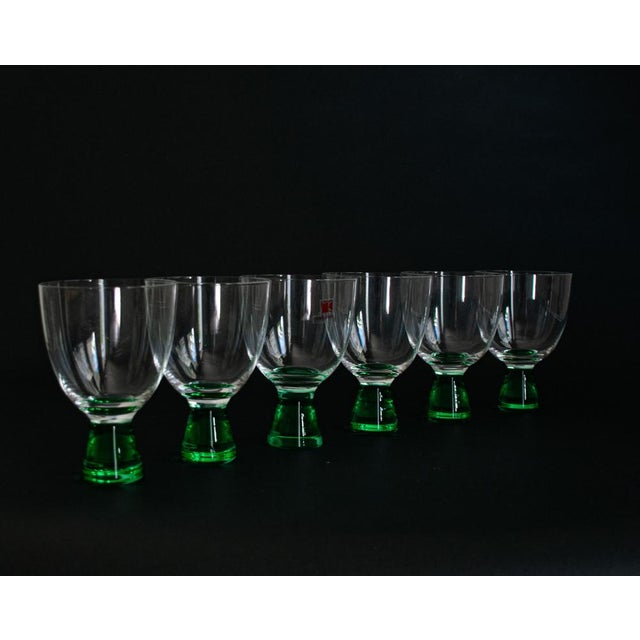 Murano Crystal Martini Glass by Moretti, Set of 6 For Sale - Image 12 of 18