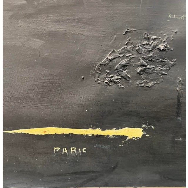 Mixed Media Mid Century Modern Abstract Art on Canvas by Craig McCord For Sale In Dallas - Image 6 of 11