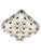 Mid 20th Century Art Deco Revival Geometric Glass Flush Mount /Ceiling Pendant W/ Nickeled Clips For Sale - Image 12 of 16