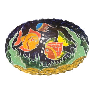 Mid 20th Century Mexican Bowl Pottery For Sale